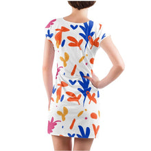 Load image into Gallery viewer, Abstract Leaf & Plant Ladies Tunic T-Shirt by The Photo Access