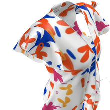 Load image into Gallery viewer, Abstract Leaf & Plant Tea Dress by The Photo Access