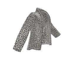 Load image into Gallery viewer, Hand Drawn Labyrinth Wrap Blazer by The Photo Access