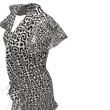Load image into Gallery viewer, Hand Drawn Labyrinth Tea Dress by The Photo Access