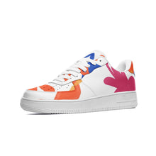 Load image into Gallery viewer, Abstract Leaf & Plant Unisex Low Top Leather Sneakers by The Photo Access