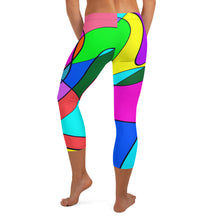 Load image into Gallery viewer, Museum Colour Art Capri Leggings by The Photo Access
