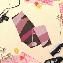 Load image into Gallery viewer, Pink Camouflage Capri Leggings by The Photo Access