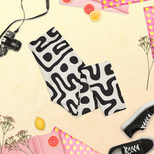 Load image into Gallery viewer, Hand Drawn Labyrinth Capri Leggings by The Photo Access