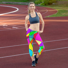 Load image into Gallery viewer, Museum Colour Art Capri Leggings by The Photo Access