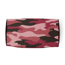 Load image into Gallery viewer, Pink Camouflage 100% Polyester Duffle bag by The Photo Access