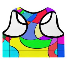 Load image into Gallery viewer, Museum Colour Art Padded Sports Bra by The Photo Access