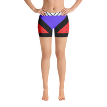 Load image into Gallery viewer, Neo Memphis Patches Stickers Spandex Shorts by The Photo Access