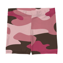 Load image into Gallery viewer, Pink Camouflage Spandex Shorts by The Photo Access