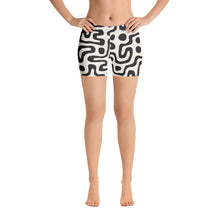 Load image into Gallery viewer, Hand Drawn Labyrinth Spandex Shorts by The Photo Access