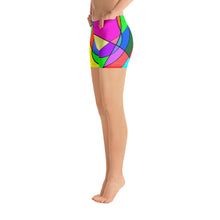 Load image into Gallery viewer, Museum Colour Art Spandex Shorts by The Photo Access