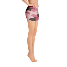 Load image into Gallery viewer, Pink Camouflage Spandex Shorts by The Photo Access
