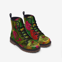गैलरी व्यूवर में इमेज लोड करें, Hand Drawn Floral Seamless Pattern Casual Leather Lightweight boots MT by The Photo Access