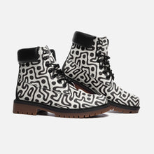 Load image into Gallery viewer, Hand Drawn Labyrinth Casual Leather Lightweight boots TB by The Photo Access
