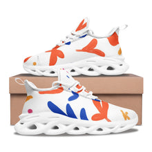 Load image into Gallery viewer, Abstract Leaf & Plant Unisex Bounce Mesh Knit Sneakers by The Photo Access