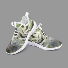 Load image into Gallery viewer, Abstract Fluid Lines of Movement Muted Tones Unisex Lightweight Sneaker City Runner by The Photo Access