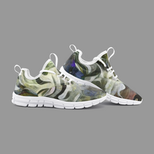 Load image into Gallery viewer, Abstract Fluid Lines of Movement Muted Tones Unisex Lightweight Sneaker City Runner by The Photo Access