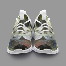 Load image into Gallery viewer, Abstract Fluid Lines of Movement Muted Tones Unisex Lightweight Sneaker City Runner by The Photo Access