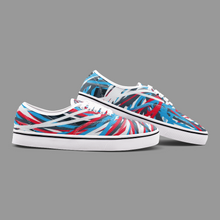 Load image into Gallery viewer, Colorful Thin Lines Art Unisex Canvas Shoes Fashion Low Cut Loafer Sneakers by The Photo Access