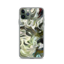 Load image into Gallery viewer, Abstract Fluid Lines of Movement Muted Tones iPhone Case by The Photo Access