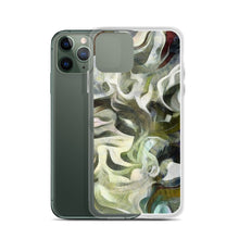 Load image into Gallery viewer, Abstract Fluid Lines of Movement Muted Tones iPhone Case by The Photo Access