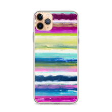 Load image into Gallery viewer, Colorful Oil Paint Stripes iPhone Case by The Photo Access