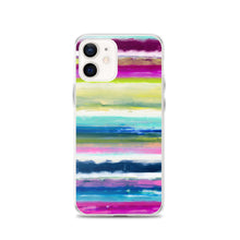Load image into Gallery viewer, Colorful Oil Paint Stripes iPhone Case by The Photo Access