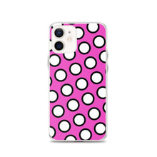 Load image into Gallery viewer, Pink Polka Dots iPhone Case by The Photo Access