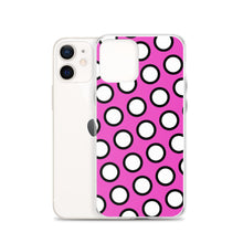 Load image into Gallery viewer, Pink Polka Dots iPhone Case by The Photo Access