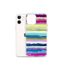 Load image into Gallery viewer, Colorful Oil Paint Stripes iPhone Case by The Photo Access