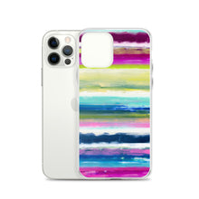 Load image into Gallery viewer, Colorful Oil Paint Stripes iPhone Case by The Photo Access