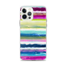 Load image into Gallery viewer, Colorful Oil Paint Stripes iPhone Case by The Photo Access