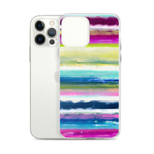 Load image into Gallery viewer, Colorful Oil Paint Stripes iPhone Case by The Photo Access