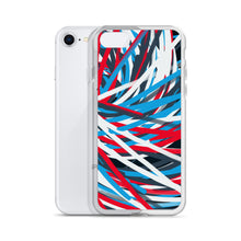 Cargar imagen en el visor de la galería, Colorful Thin Lines Art iPhone Case by The Photo Access