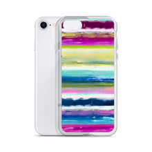 Load image into Gallery viewer, Colorful Oil Paint Stripes iPhone Case by The Photo Access