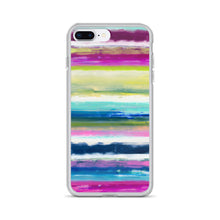 Load image into Gallery viewer, Colorful Oil Paint Stripes iPhone Case by The Photo Access