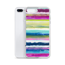 Load image into Gallery viewer, Colorful Oil Paint Stripes iPhone Case by The Photo Access