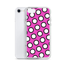Load image into Gallery viewer, Pink Polka Dots iPhone Case by The Photo Access
