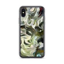 Load image into Gallery viewer, Abstract Fluid Lines of Movement Muted Tones iPhone Case by The Photo Access