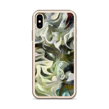 Load image into Gallery viewer, Abstract Fluid Lines of Movement Muted Tones iPhone Case by The Photo Access