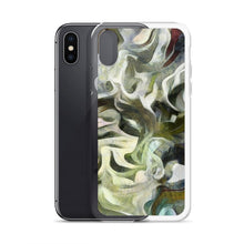 Load image into Gallery viewer, Abstract Fluid Lines of Movement Muted Tones iPhone Case by The Photo Access