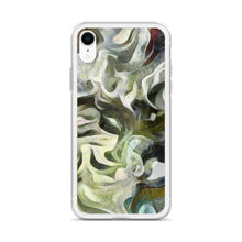 Load image into Gallery viewer, Abstract Fluid Lines of Movement Muted Tones iPhone Case by The Photo Access