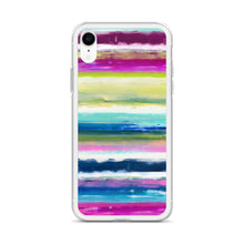 Load image into Gallery viewer, Colorful Oil Paint Stripes iPhone Case by The Photo Access