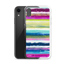 Load image into Gallery viewer, Colorful Oil Paint Stripes iPhone Case by The Photo Access