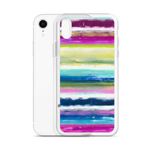 Load image into Gallery viewer, Colorful Oil Paint Stripes iPhone Case by The Photo Access