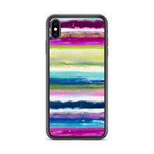 Load image into Gallery viewer, Colorful Oil Paint Stripes iPhone Case by The Photo Access