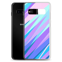 将图片加载到图库查看器,Blue Pink Abstract Eighties Samsung Case by The Photo Access