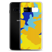 Load image into Gallery viewer, Yellow Blue Neon Camouflage Samsung Case by The Photo Access