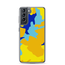 Load image into Gallery viewer, Yellow Blue Neon Camouflage Samsung Case by The Photo Access