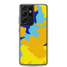 Load image into Gallery viewer, Yellow Blue Neon Camouflage Samsung Case by The Photo Access
